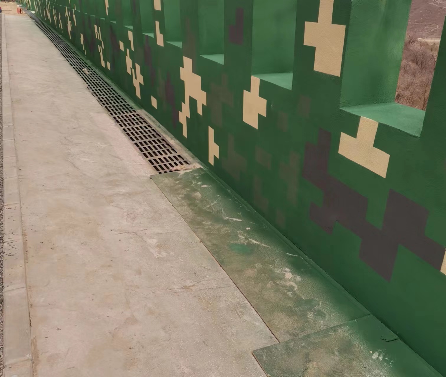 嘉峪关围墙迷彩喷涂,数迷彩漆